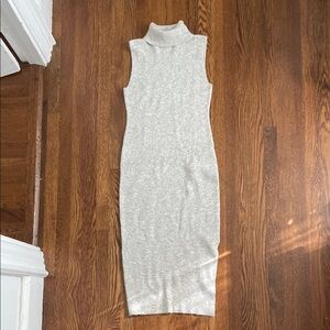 Topshop Sleeveless Ribbed Sweater Dress